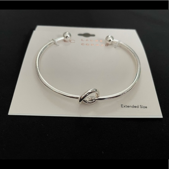 🌷LC Lauren Conrad Heart Knot Cuff Bracelet NWT - Picture 3 of 5
